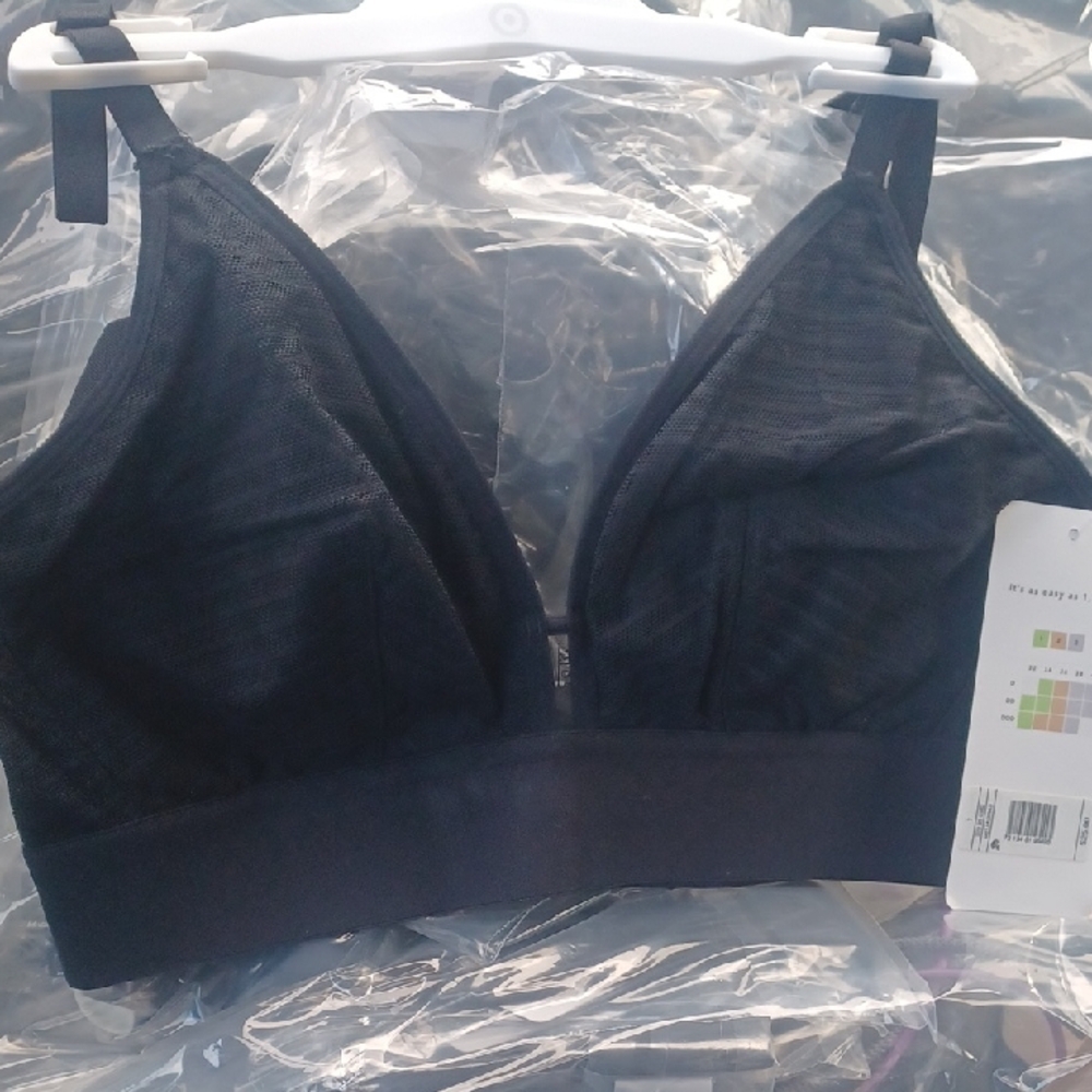 Lively Black Mesh Bralette You Get 2 for $8